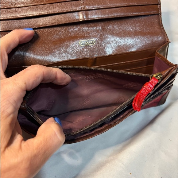 Handpainted Coach Signature Wallet - Picture 6 of 13